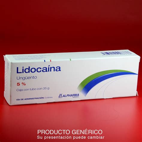lidocaína crema